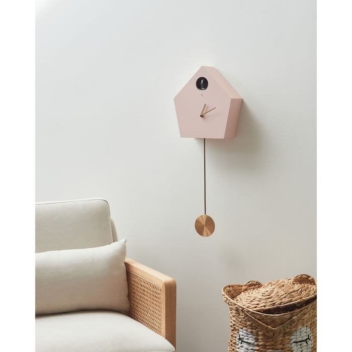 Beliani - ARBAZ - Wandklok - Roze - MDF