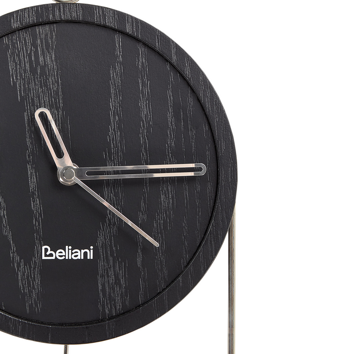 Beliani - SIERRE - Wandklok - Zwart - MDF