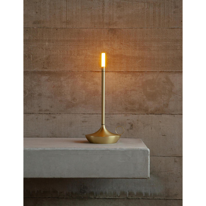 Graypants Wick tafellamp LED oplaadbaar Mist Grey