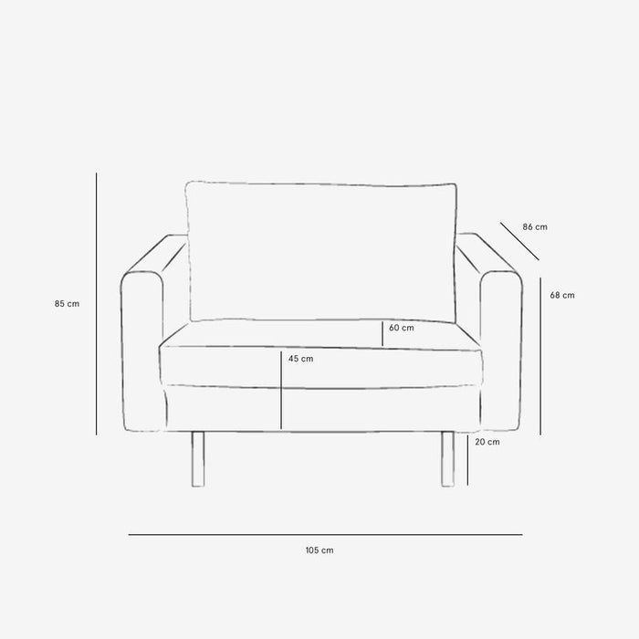 Sissy-Boy Amsterdam leer outside loveseat groen