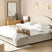Beliani-VAUCLUSE-Bed met opbergruimte-Beige-180 x 200 cm-Polyester