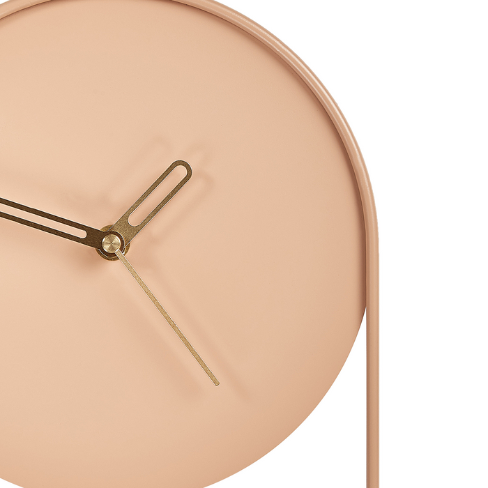 Beliani - SALVAN - Wandklok - Perzik - Staal