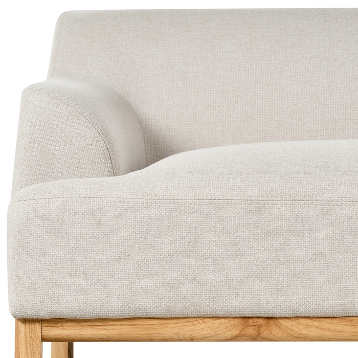 Beliani - SOSJO - Hoekbank - Lichtbeige - Linkszijdig - Polyester