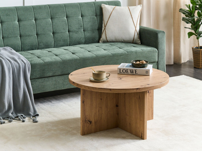 Beliani - STANTON - Salontafel - Lichtbruin - Hout