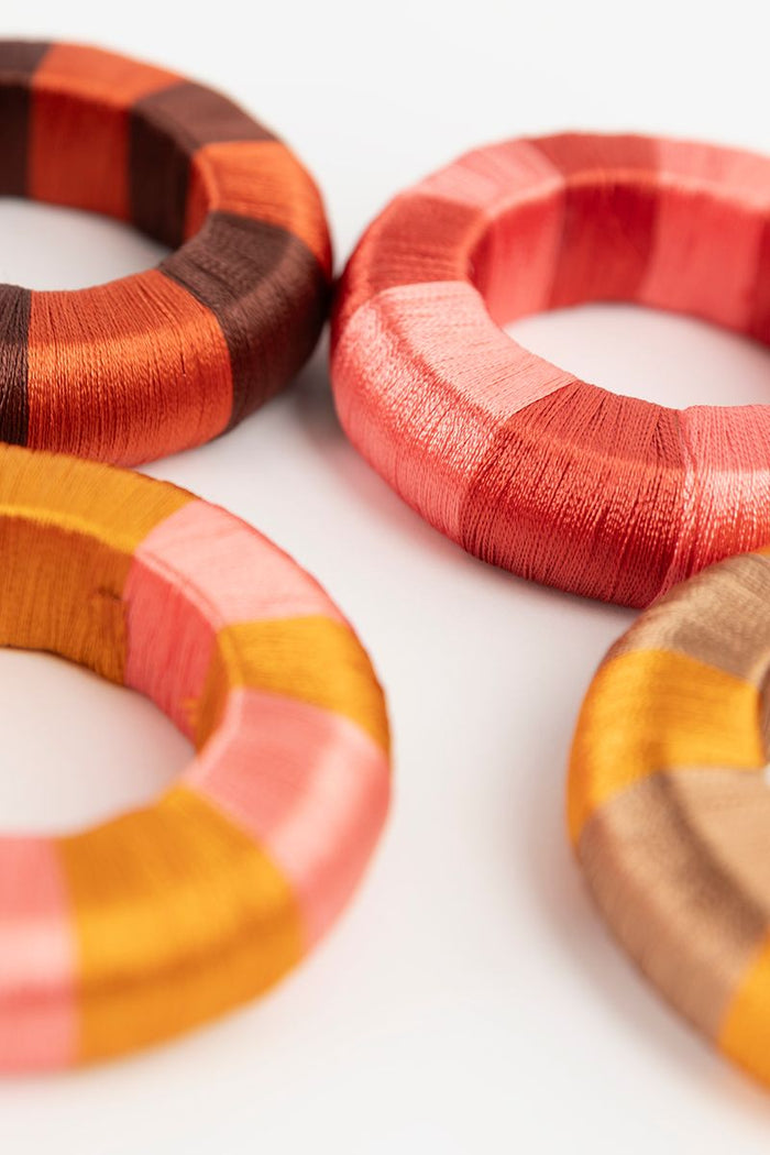 Sissy-Boy Multicolor striped servetringen-4st.