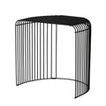 Curva bijzettafel zwart