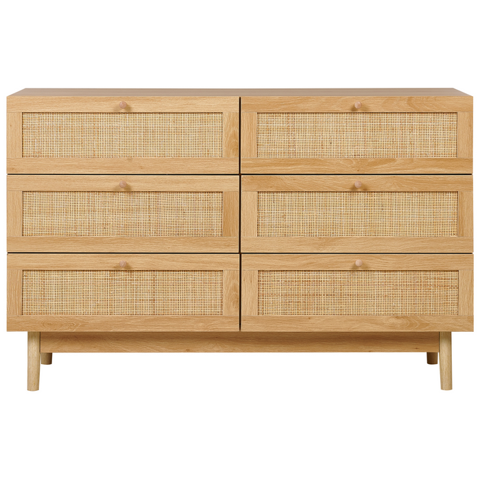 Beliani - NIVO - Ladekast - Lichtbruin - Hout|Rotan