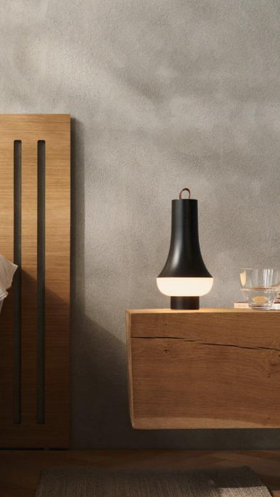 Louis Poulsen Tomoshi tafellamp LED oplaadbaar Brown