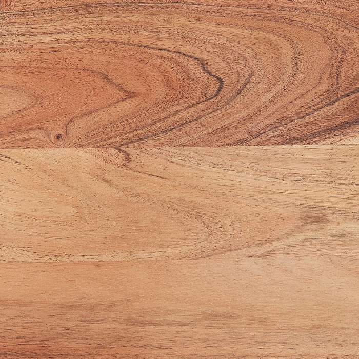 Beliani - MESILLA - Ronde eettafel - Donkerhout - 120 cm - Acaciahout