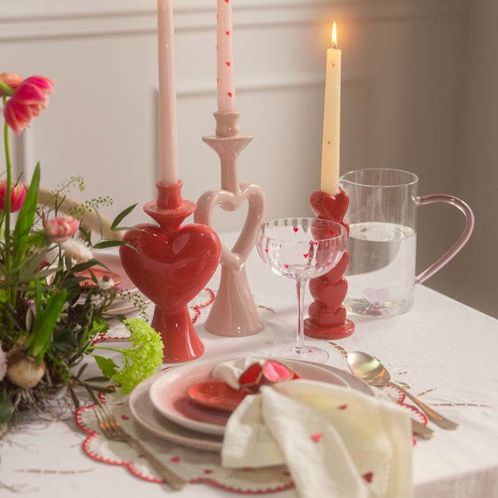 Sissy-Boy Glazen karaf met roze hartje aan de binnenkant