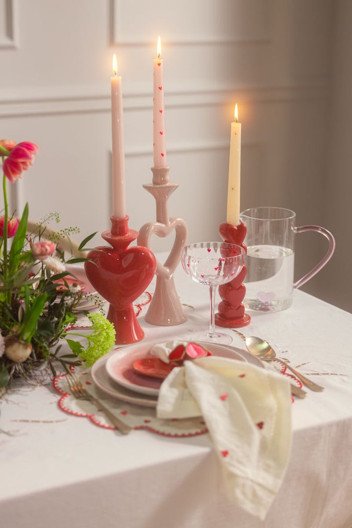 Sissy-Boy Glazen karaf met roze hartje aan de binnenkant