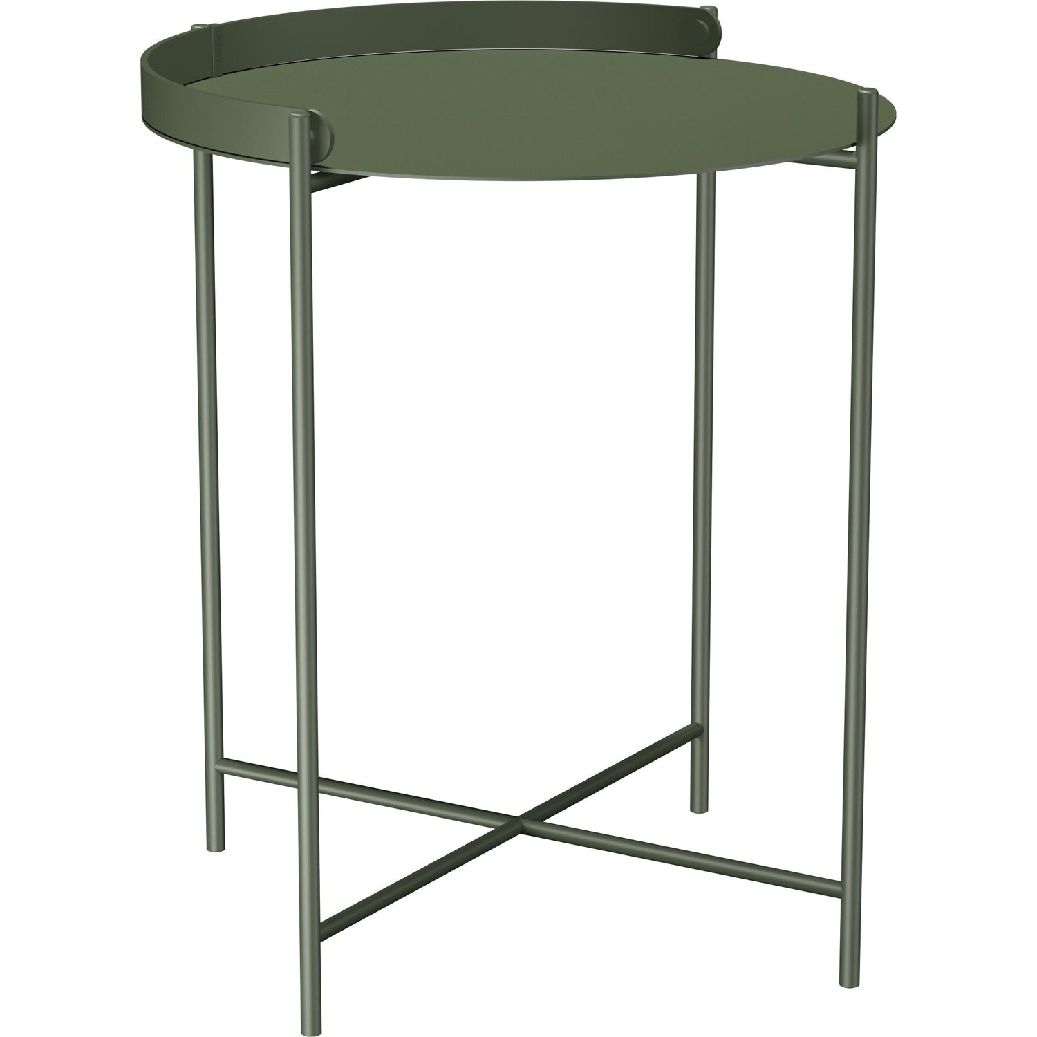 Houe Edge bijzettafel Ø46 Olive green