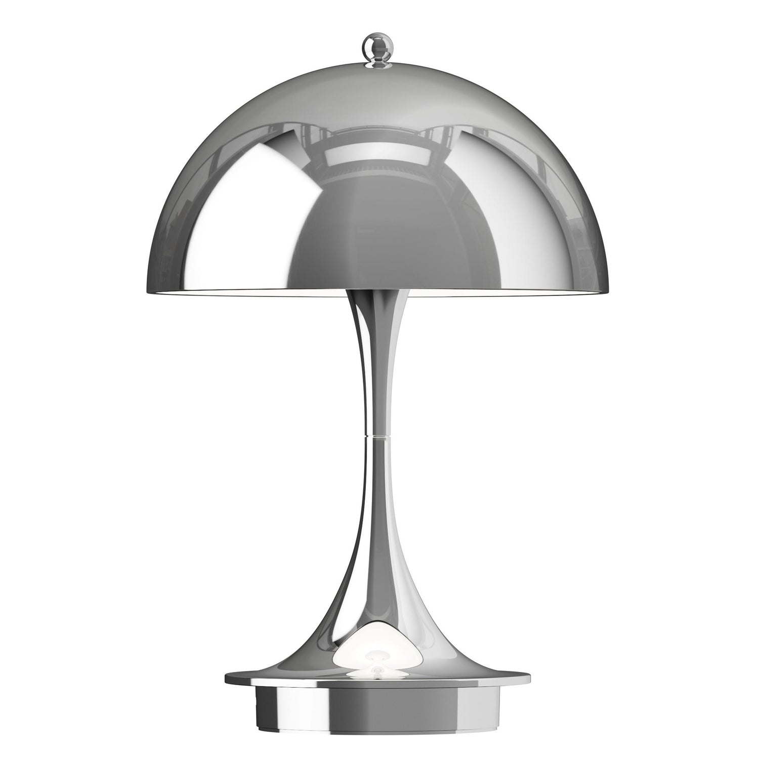 Louis Poulsen Panthella tafellamp V3 Ø16 LED oplaadbaar Chrome