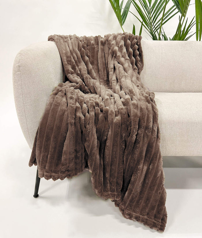 Dutch Decor plaid RICKY - 150x200 cm Driftwood