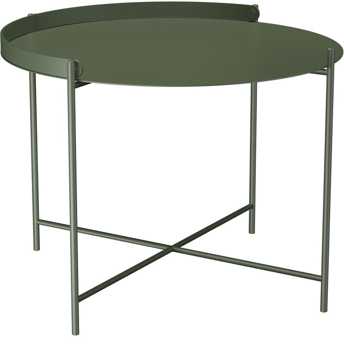 Houe Edge bijzettafel Ø62 Olive green