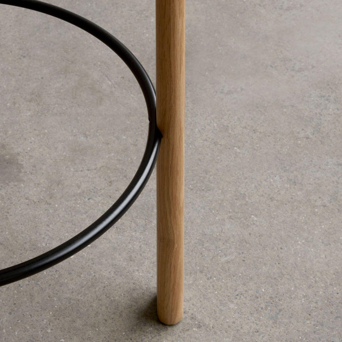 Audo Copenhagen Passage barkruk H75 walnoot|zwart