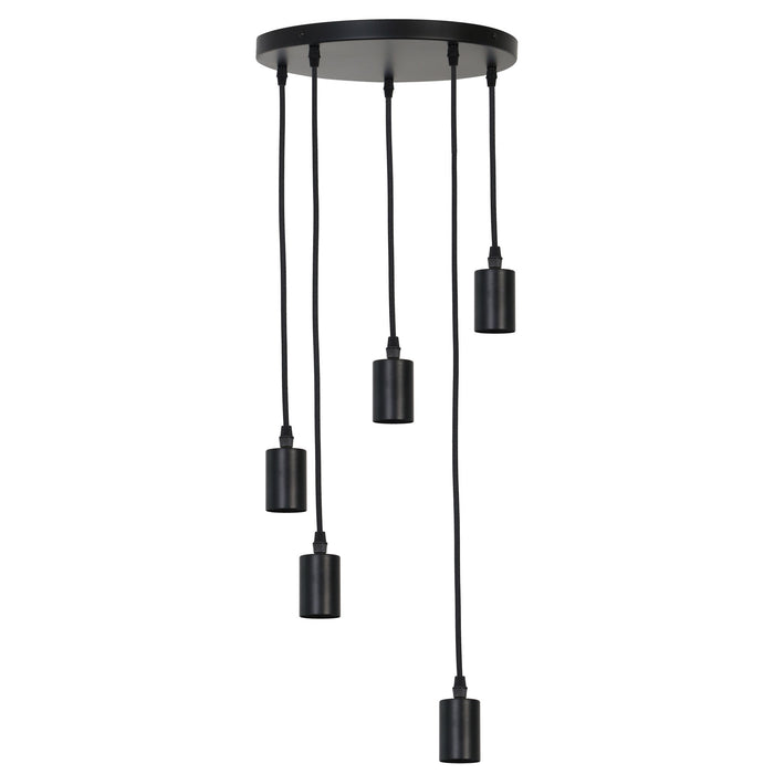 Light & Living Hanglamp Brandon - Zwart - 5L