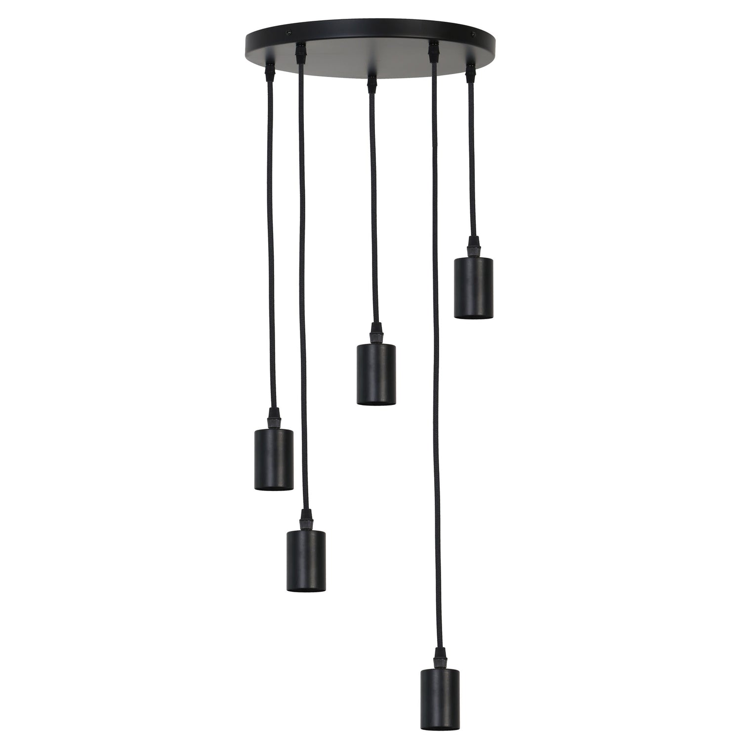 Light & Living Hanglamp Brandon - Zwart - 5L