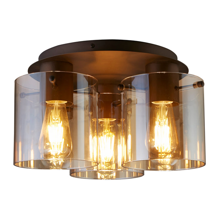 Searchlight Sweden Plafondlamp - Mocha