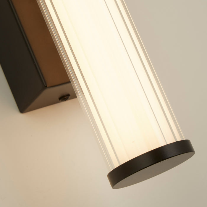 Searchlight Clamp Wandlamp H 32,5 cm - Zwart