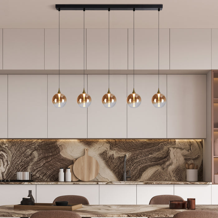 Searchlight Alchemy Hanglamp 5-lichts