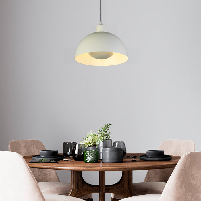 Searchlight Mars Hanglamp - Crème