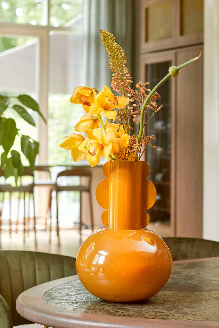 Mica Decorations Boyd Vaas - H36 x Ø25 cm - Bruin