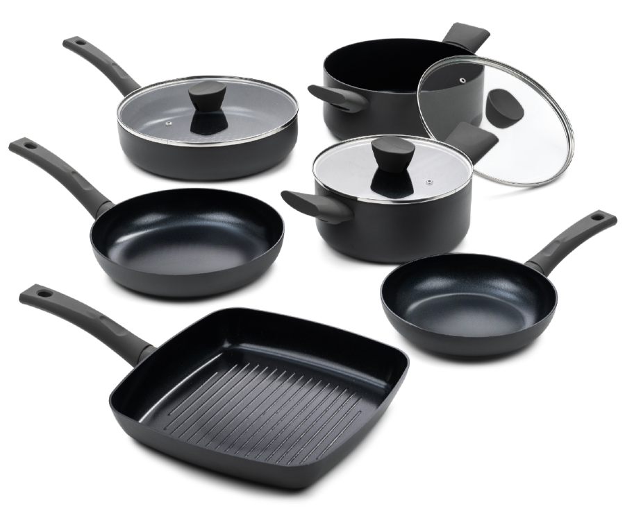 ISENVI Avon Speciaal set - Pannenset 9 delig - Ergo grepen