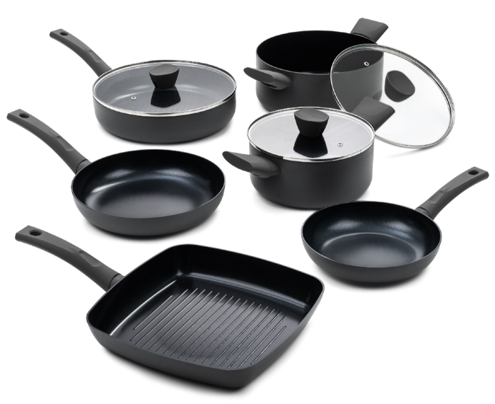 ISENVI Avon Speciaal set - Pannenset 9 delig - Ergo grepen