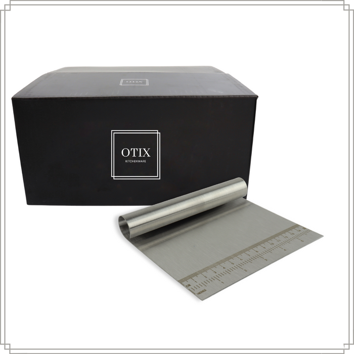 OTIX Deegschraper Deegsnijder RVS Deegsteker Schraper Pasta Snijder...