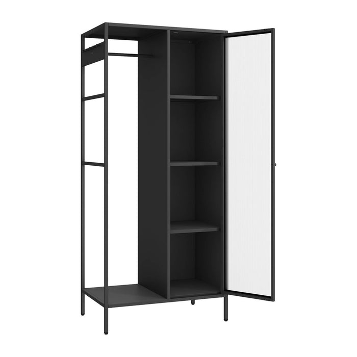 sweeek - Metalen kinderkledingkast, 3 legplanken