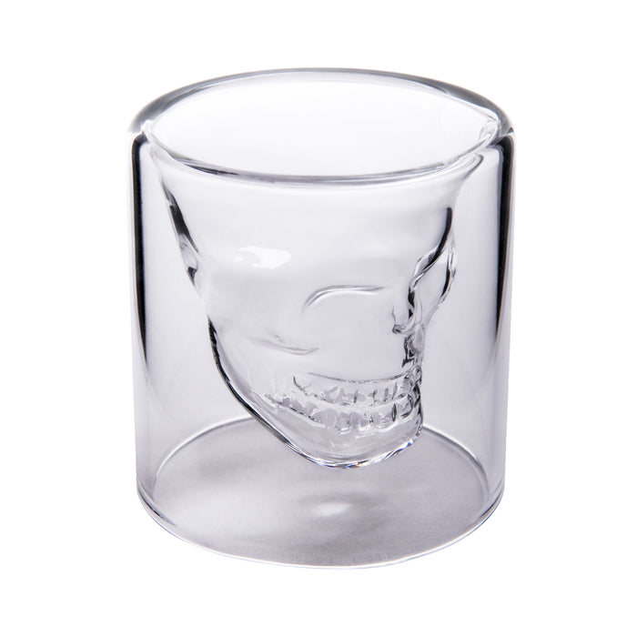 Aretica Shot glaasje Skull set van 4 glas -
