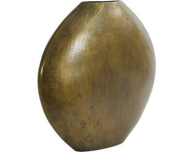 Light&living Vaas deco 53x7x53 cm POSITANO ovaal plat antiek brons