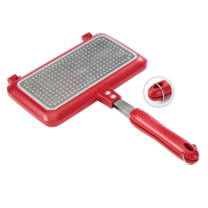 Red Copper Sandwichmaker Flipwich DUO staal rood