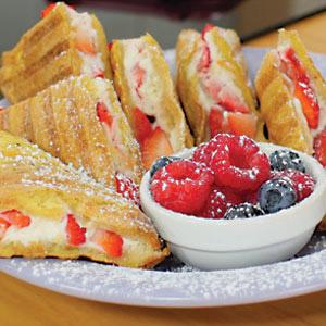 Red Copper Sandwichmaker Flipwich DUO staal rood