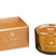 J-Line geurkaars Excellent - Golden Honey - glas - oker - large - 40U