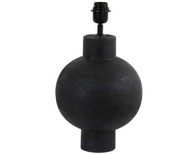 Light & Living Light&living Lampvoet Ø23x42 cm BARUMI hout mat zwart