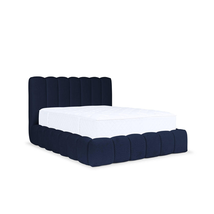 by fonQ Dawn Bedframe met Opbergruimte - 180 x 200 cm - Donkerblauw