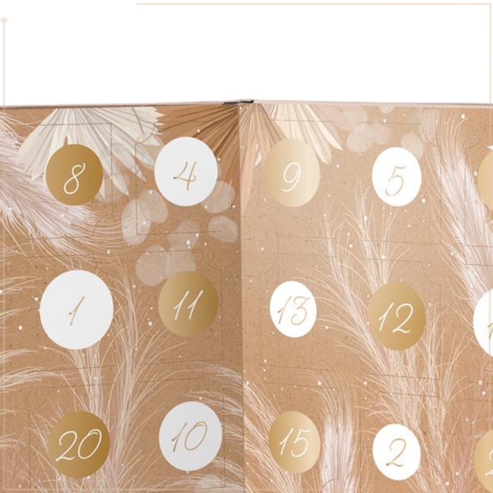 MISOU Adventskalender Advent Kalender December Kaarsen 24 Geurkaars...