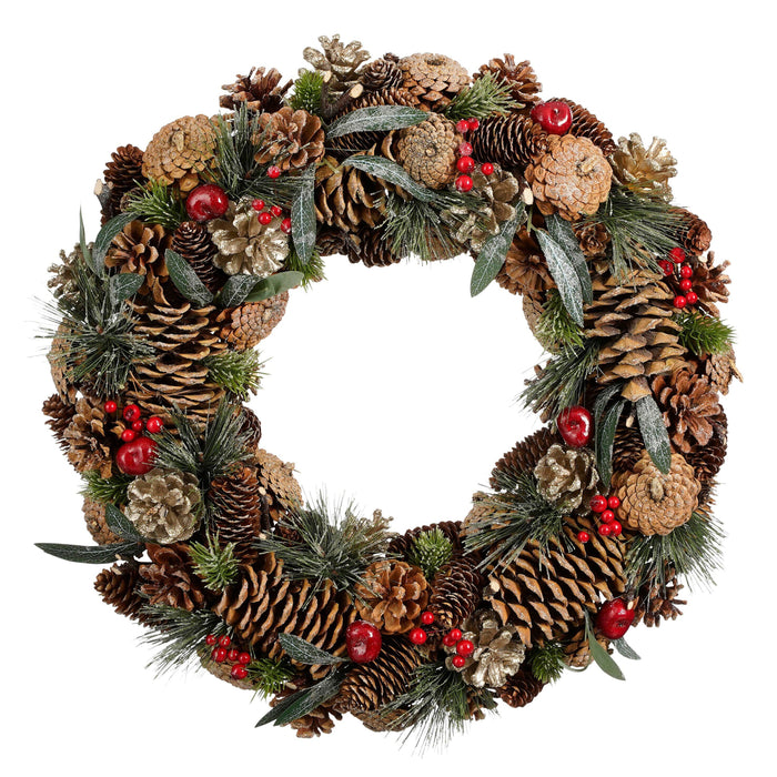 House of Seasons Kerstkrans - Ø50 cm - Groen