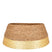 House of Seasons Kerstboomrok - H26 x Ø58 cm - Zeegras - Goud