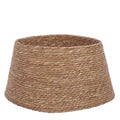 House of Seasons Kerstboomrok - H26 x Ø50 cm - Zeegras - Naturel Bruin