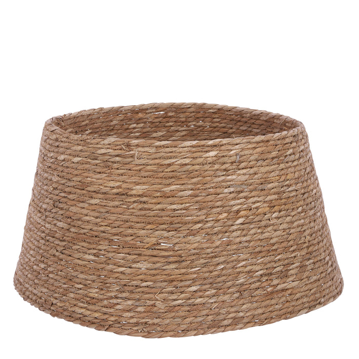 House of Seasons Kerstboomrok - H26 x Ø50 cm - Zeegras - Naturel Bruin