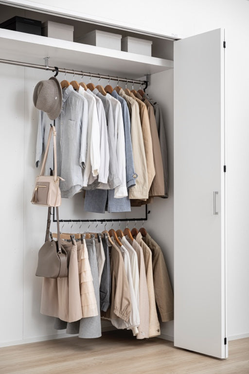 Yamazaki 2-laags Uitschuifbaar Kledingrek - Smart - Zwart