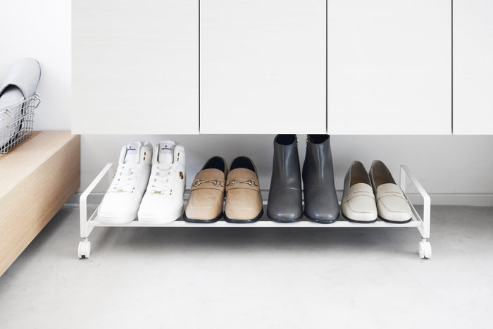 Yamazaki Schoenenrek met Wielen - Tower - Wit