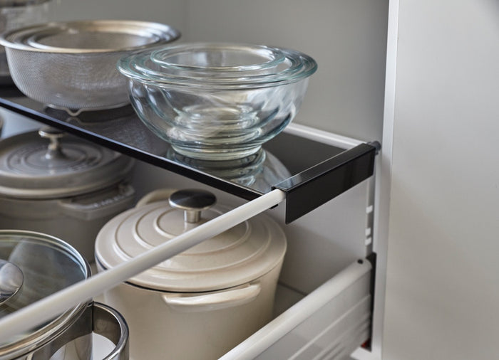 Yamazaki Uitschuifbare Lade Plank - Tower - Zwart