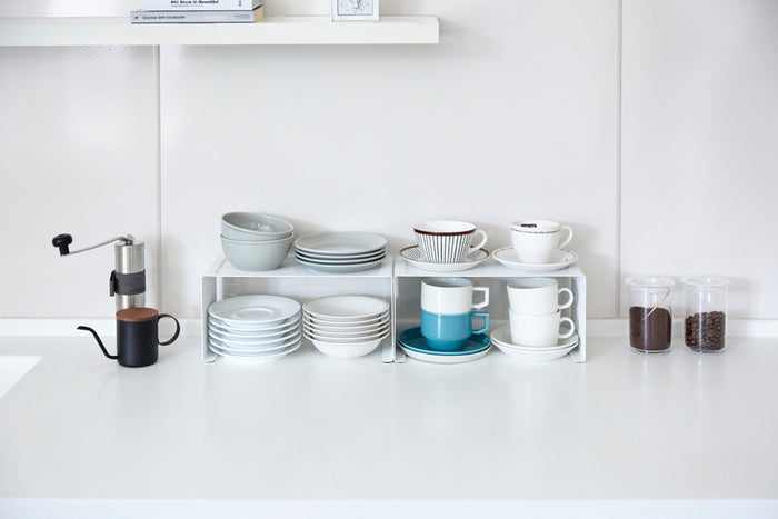 Yamazaki Smal Stapelbaar Keukenrekje - Tower - Wit