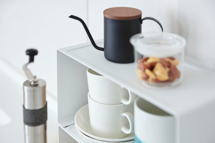 Yamazaki Smal Stapelbaar Keukenrekje - Tower - Wit