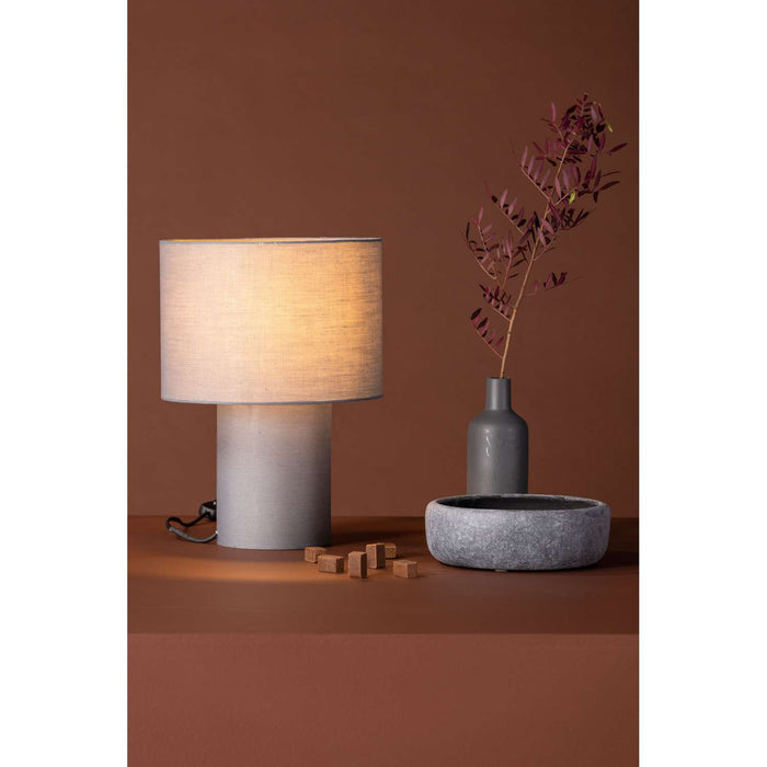 Venture Home Etenio Tafellamp 25x25x33 - Donkergrijs