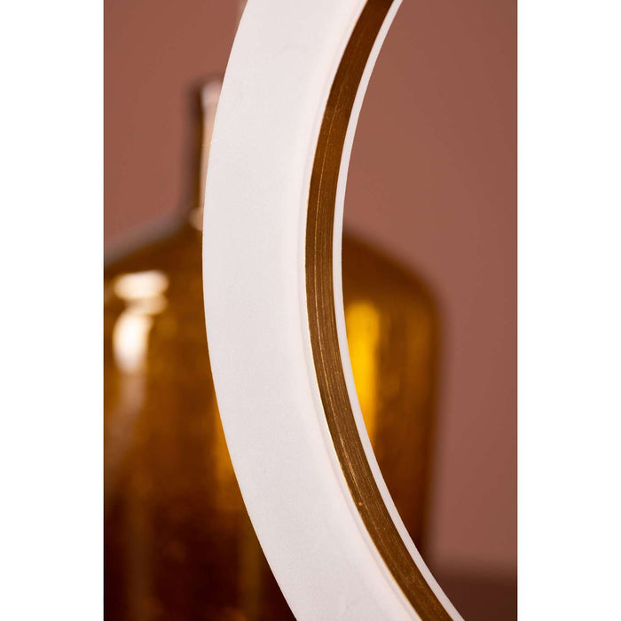 Venture Home Brive Tafellamp 30x6x30 - Okkernoot